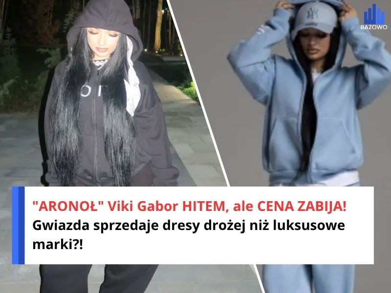 "ARONOŁ" Viki Gabor HITEM, ale CENA ZABIJA! Gwiazda sprzedaje dresy drożej niż luksusowe marki?!